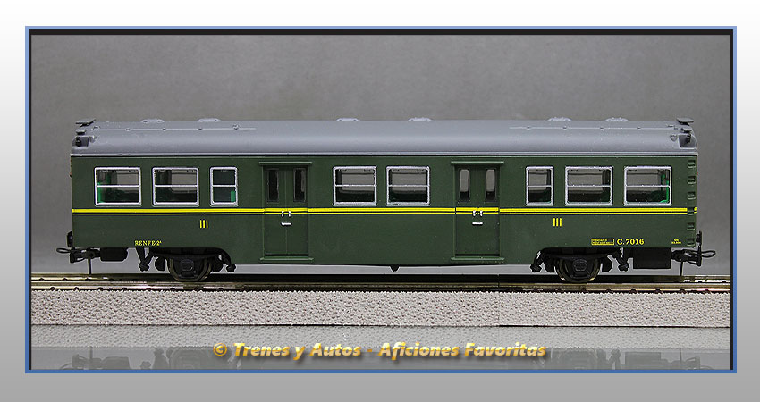 Coche pasajeros Tipo C "Yencas" - Renfe